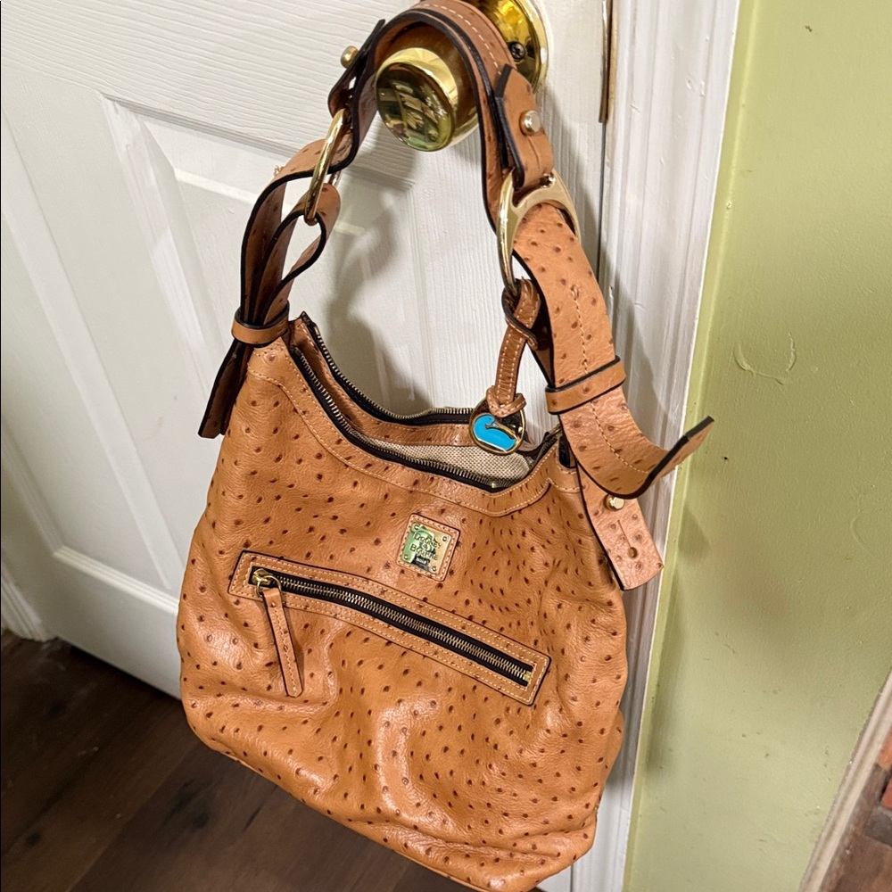 Dooney & Bourke Tan Leather Shoulder Bag-Authentic!